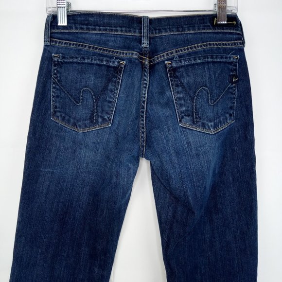 Citizens Of Humanity Dita Bootcut Jeans Women Petite Size 27 Blue - Picture 3 of 8
